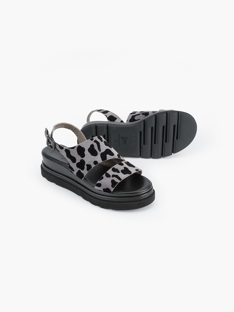Rebecca771 Leopard Grey